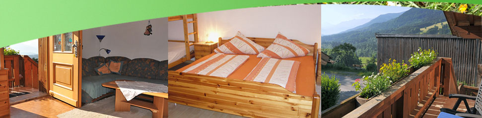 Ferienwohnungen Martinshof - Wohnung Gartenblick und Wohnung Bergblick